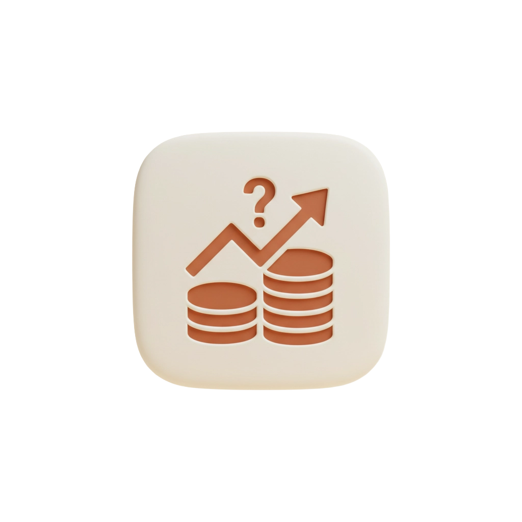 Rising spend icon tile