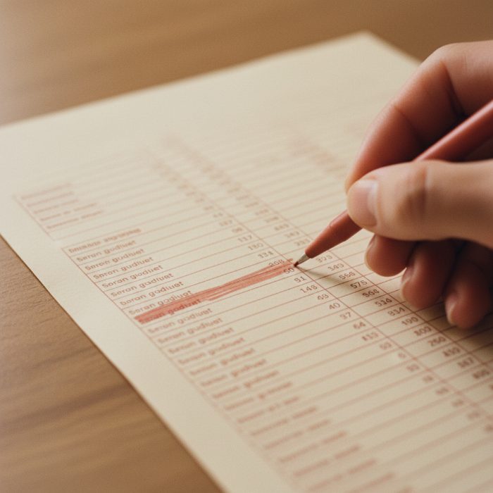 Red pen striking a budget line